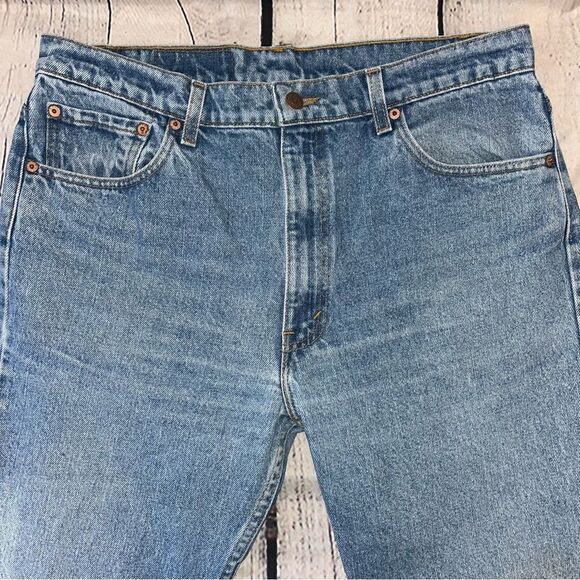 Vintage 90s Levi’s 505 Regular Fit Straight Jeans Size 36 - Picture 3 of 12